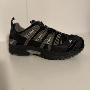 Women's Black and Gray Athletic Shoes